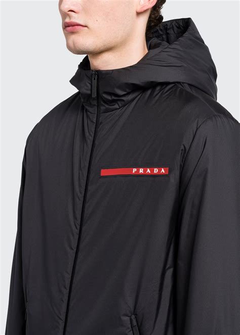 men's prada raincoat|prada outerwear men.